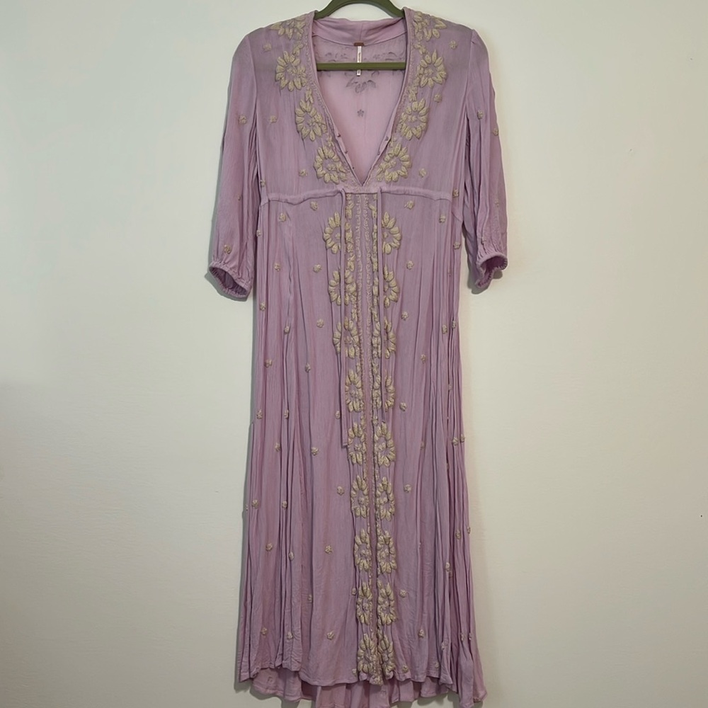 Boho chic lilac Free People dress